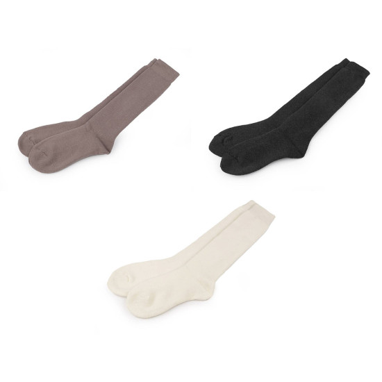 Șosete lungi de damă - Gri deschis (1 Pereche) Șosete lungi de damă - Gri deschis (1 Pereche)