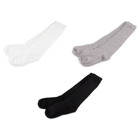 Șosete lungi de damă - Gri deschis (1 Pereche) Șosete lungi de damă - Gri deschis (1 Pereche)