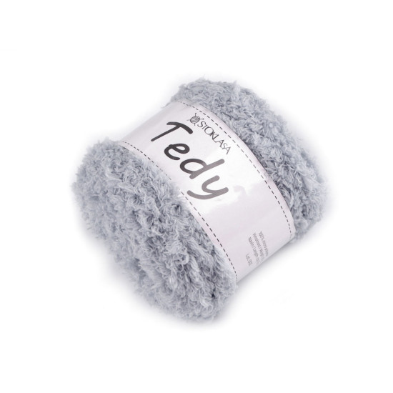 Fire de tricotat tedy 100 g - Gri foarte deschis (6 Bucăți) Fire de tricotat tedy 100 g - Gri foarte deschis (6 Bucăți)