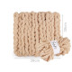 Fire de tricotat chenille soft 250 g - Crem deschis (1 Bucată) Fire de tricotat chenille soft 250 g - Crem deschis (1 Bucată)