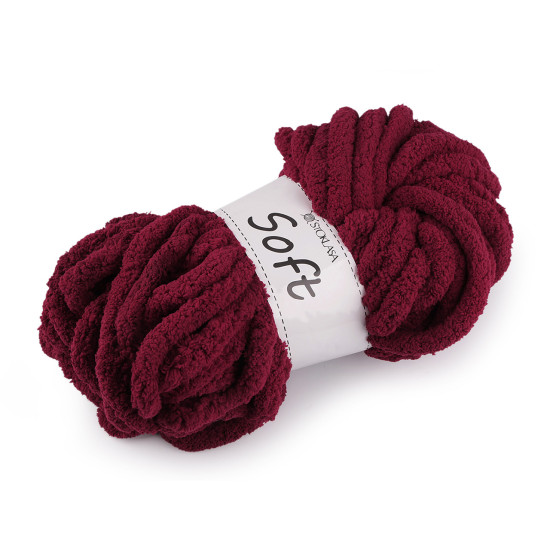 Fire de tricotat chenille soft 250 g - Crem deschis (1 Bucată) Fire de tricotat chenille soft 250 g - Crem deschis (1 Bucată)