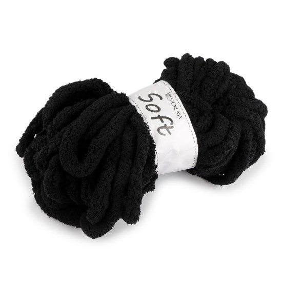 Fire de tricotat chenille soft 250 g - Crem deschis (1 Bucată) Fire de tricotat chenille soft 250 g - Crem deschis (1 Bucată)