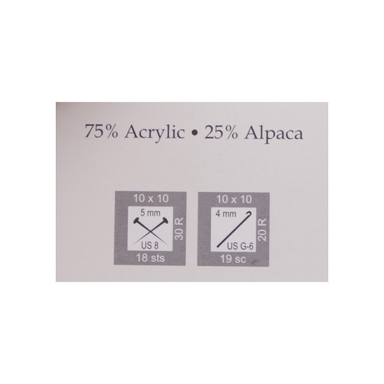 Fire de tricotat ultra kasmir 50 g - Gri neutral (10 Bucăți) Fire de tricotat ultra kasmir 50 g - Gri neutral (10 Bucăți)