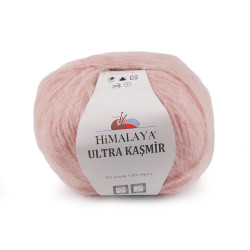 Fire de tricotat ultra kasmir 50 g - Roz pudrat (1 Bucată)