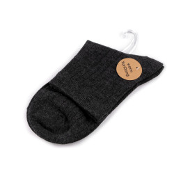 Șosete unisex din bumbac - Antracit (1 Pereche)