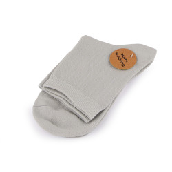 Șosete unisex din bumbac - Gri foarte deschis (1 Pereche)