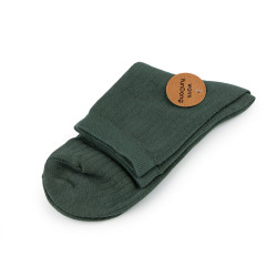 Șosete unisex din bumbac - Verde sticlă (1 Pereche)