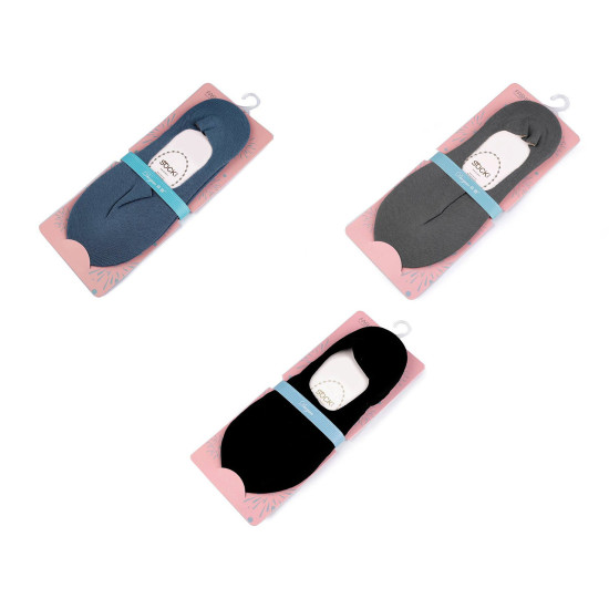 Șosete din bumbac pentru femei/fete cu silicon și anti-alunecare - Albastru deschis (1 Pereche)