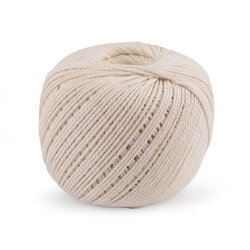 Fire de bumbac macrame ø2 mm - Ecru deschis (1 Bucată)