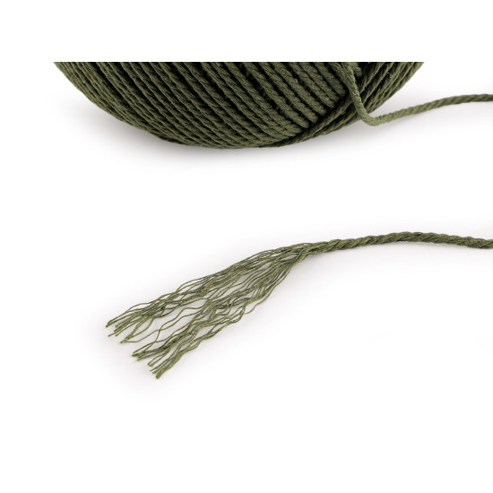 Fire de bumbac macrame ø2 mm - Verde închis (3 Bucăți) Fire de bumbac macrame ø2 mm - Verde închis (3 Bucăți)