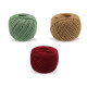 Fire de bumbac macrame ø2 mm - Verde închis (3 Bucăți) Fire de bumbac macrame ø2 mm - Verde închis (3 Bucăți)