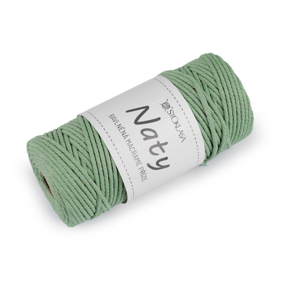Fire de tricotat din bumbac macrame naty ø3 mm - Gri neutral (3 Bucăți) Fire de tricotat din bumbac macrame naty ø3 mm - Gri neutral (3 Bucăți)