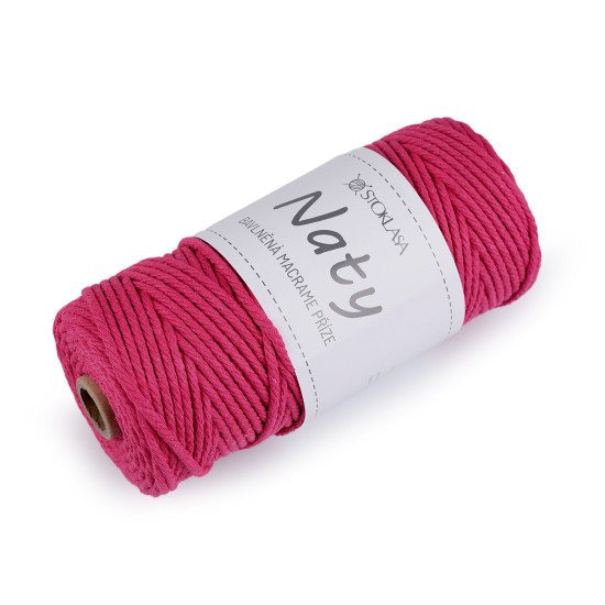 Fire de tricotat din bumbac macrame naty ø3 mm - Gri neutral (3 Bucăți) Fire de tricotat din bumbac macrame naty ø3 mm - Gri neutral (3 Bucăți)