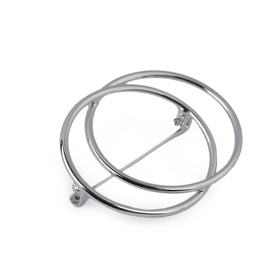 Broșă cercuri design minimalist - Platinum (2 Bucăți) Broșă cercuri design minimalist - Platinum (2 Bucăți)