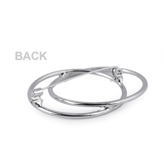 Broșă cercuri design minimalist - Platinum (2 Bucăți) Broșă cercuri design minimalist - Platinum (2 Bucăți)