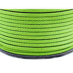 Șnur poliester pes, ø2 mm - Verde neon (200 Metri)