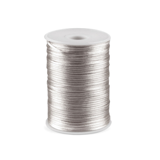 Șnur satinat, ø2 mm - Off white (95 Metri) Șnur satinat, ø2 mm - Off white (95 Metri)