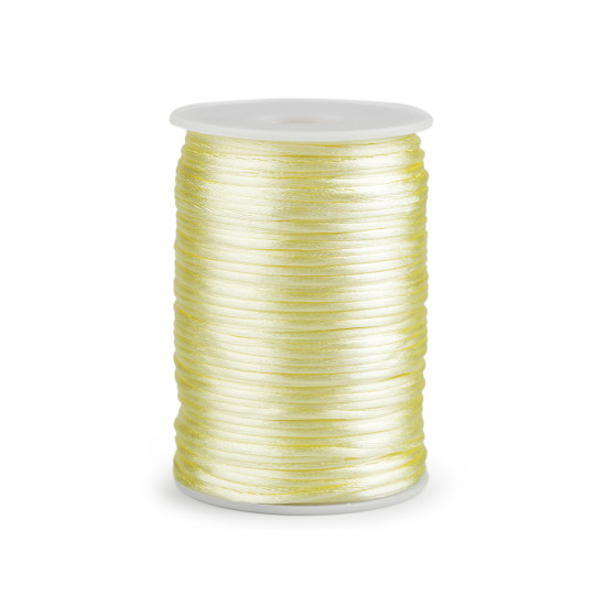 Șnur satinat, ø2 mm - Off white (95 Metri) Șnur satinat, ø2 mm - Off white (95 Metri)