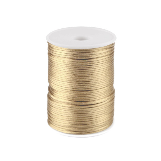 Șnur satinat, ø2 mm - Off white (95 Metri) Șnur satinat, ø2 mm - Off white (95 Metri)