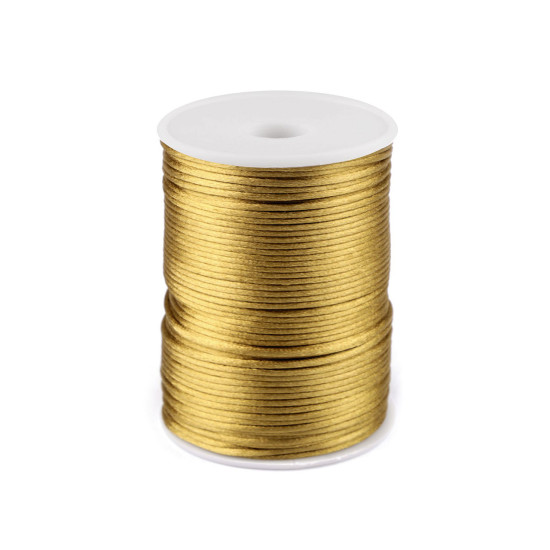 Șnur satinat, ø2 mm - Off white (95 Metri) Șnur satinat, ø2 mm - Off white (95 Metri)