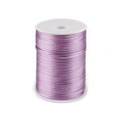 Șnur satinat, ø2 mm - Violet deschis (570 Metri)