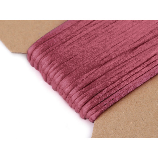 Șnur satinat, ø2 mm - Maro bronz (25 Metri) Șnur satinat, ø2 mm - Maro bronz (25 Metri)