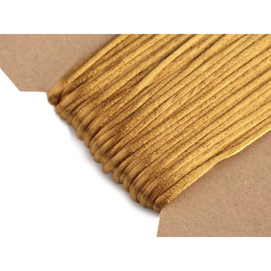 Șnur satinat, ø2 mm - Maro bronz (25 Metri) Șnur satinat, ø2 mm - Maro bronz (25 Metri)