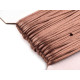 Șnur satinat, ø2 mm - Maro bronz (25 Metri) Șnur satinat, ø2 mm - Maro bronz (25 Metri)