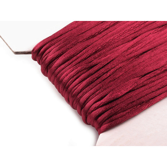 Șnur satinat, ø2 mm - Maro bronz (25 Metri) Șnur satinat, ø2 mm - Maro bronz (25 Metri)