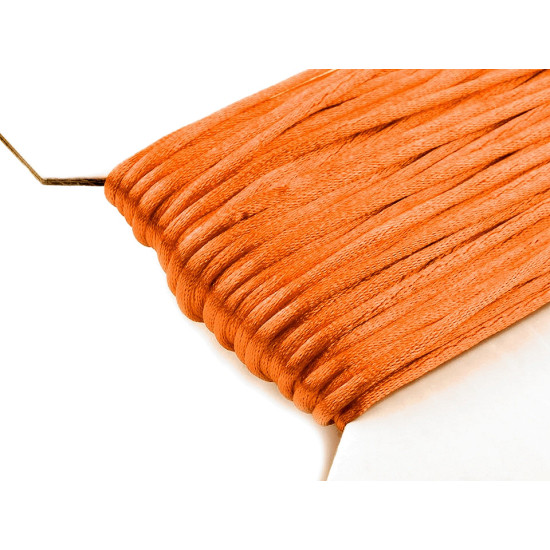 Șnur satinat, ø2 mm - Maro bronz (25 Metri) Șnur satinat, ø2 mm - Maro bronz (25 Metri)