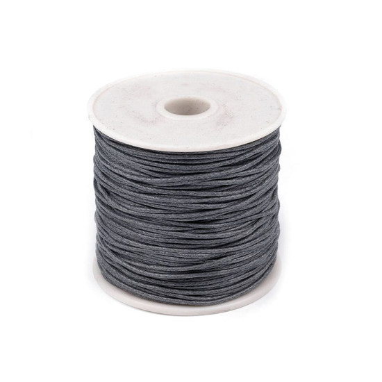 Șnur din bumbac cerat, ø1 mm - Alb (5 Bucăți) Șnur din bumbac cerat, ø1 mm - Alb (5 Bucăți)