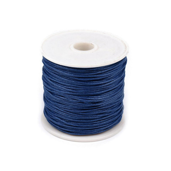 Șnur din bumbac cerat, ø1 mm - Alb (5 Bucăți) Șnur din bumbac cerat, ø1 mm - Alb (5 Bucăți)