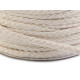 Fitil / șnur din bumbac, ø4 mm - Ecru deschis (50 Metri) Fitil / șnur din bumbac, ø4 mm - Ecru deschis (50 Metri)