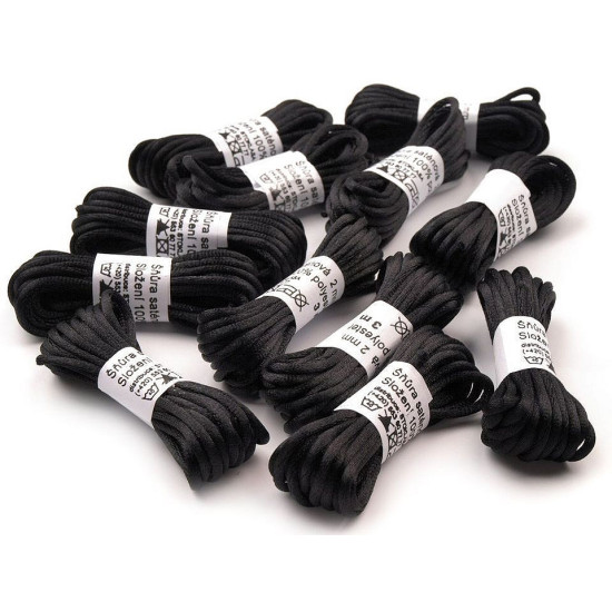 Șnur satinat, ø2 mm, 3 m/buc - Mix deschis (50 Buchete) Șnur satinat, ø2 mm, 3 m/buc - Mix deschis (50 Buchete)
