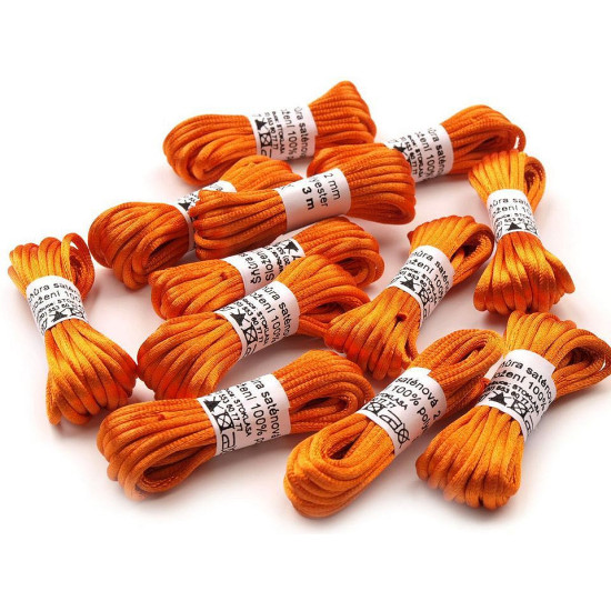 Șnur satinat, ø2 mm, 3 m/buc - Mix deschis (50 Buchete) Șnur satinat, ø2 mm, 3 m/buc - Mix deschis (50 Buchete)