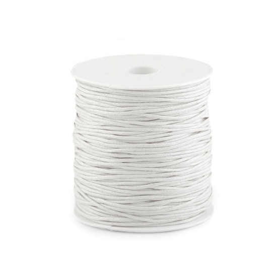 Șnur din bumbac cerat, ø1,8 mm - Verde mentă (10 Bucăți)