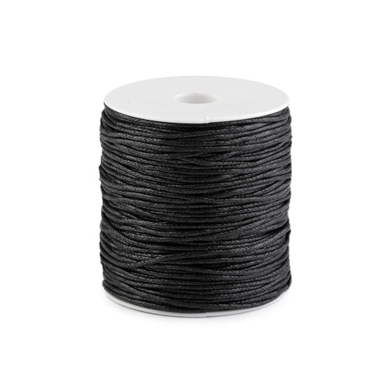 Șnur din bumbac cerat, ø1,8 mm - Verde mentă (10 Bucăți)