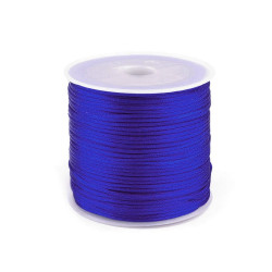 Șnur satinat, ø1 mm - Albastru cobalt (1 Bucată)