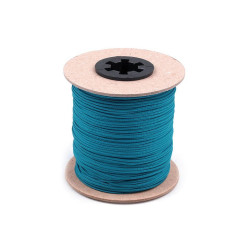 Șnur poliester pes, ø1,5 mm - Bleu turcoaz (100 Metri)