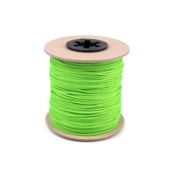 Șnur poliester pes, ø1,5 mm - Verde lime (100 Metri)