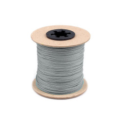 Șnur poliester pes, ø1,5 mm - Gri porumbel (100 Metri)