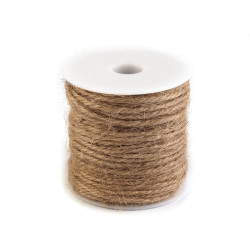 Sfoară sisal, ø2,5 mm - Ecru natural (1 Bucată)