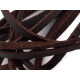 Șnur imitație piele, 2,5 mm - Negru (100 Bucăți) Șnur imitație piele, 2,5 mm - Negru (100 Bucăți)