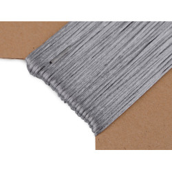 Șnur satinat, ø1 mm - Gri neutral (200 Metri)