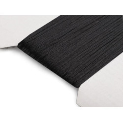 Șnur satinat, ø1 mm - Negru (200 Metri)