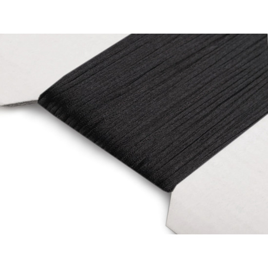 Șnur satinat, ø1 mm - Negru (25 Metri) Șnur satinat, ø1 mm - Negru (25 Metri)