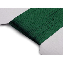Șnur satinat, ø1 mm - Verde închis (200 Metri)