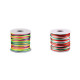Șnur satinat curcubeu, ø2 mm - Multicolor (5 Bucăți) Șnur satinat curcubeu, ø2 mm - Multicolor (5 Bucăți)