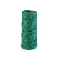 Sfoară sisal, ø2 mm - Verde brad (1 Bucată)