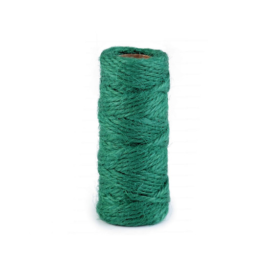 Sfoară sisal, ø2 mm - Verde brad (24 Bucăți)